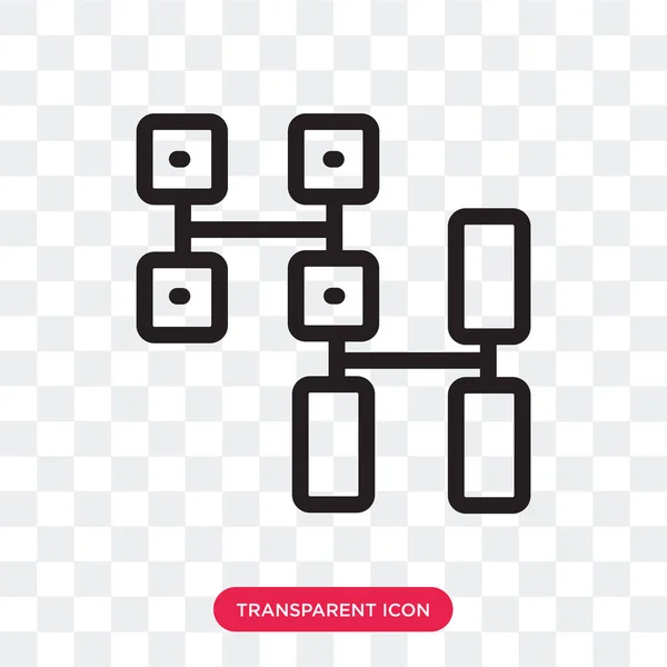 CPU vector pictogram geïsoleerd op transparante achtergrond, Cpu logo des — Stockvector