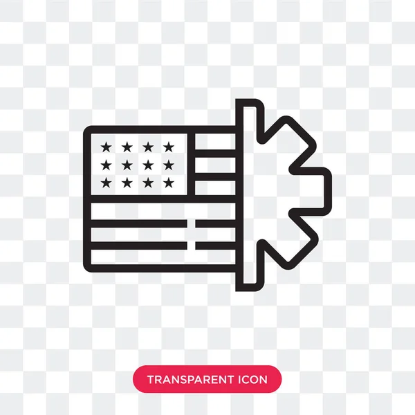 Icône vectorielle de badge isolée sur fond transparent, logo Badge — Image vectorielle