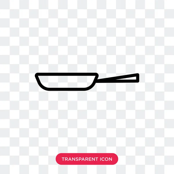 Paella vector pictogram geïsoleerd op transparante achtergrond, Paella lo — Stockvector