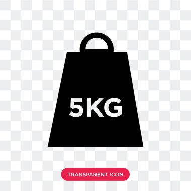 Saydam arka plan üzerinde ağırlık lo izole ağırlık vektör simgesi