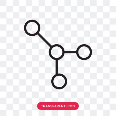 Saydam arka plan üzerinde gerekçesini izole bağlantı vektör simgesi