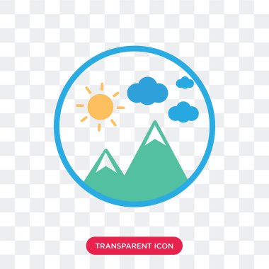 Saydam arka plan üzerinde resim logo izole görüntü vektör simgesi