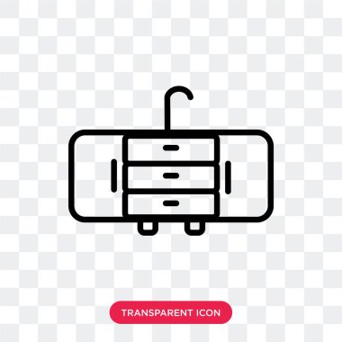 Saydam arka plan üzerinde dokunun logo des izole vektör simgesine dokunun