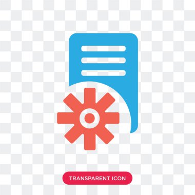 Saydam arka plan üzerinde dosya logosu d izole dosya vektör simgesi