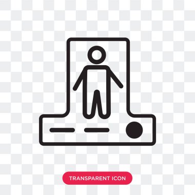 Şeffaf arka plan, Te izole ışınlanma vektör simgesi