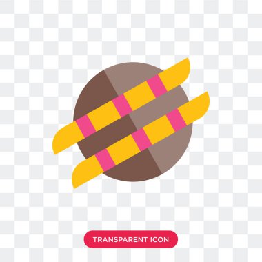 Saydam arka plan üzerinde Holi logosu d izole Holi vektör simgesi