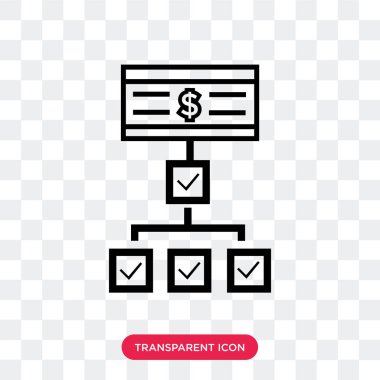 Saydam arka plan üzerinde diyagram izole diyagramı vektör simgesi 