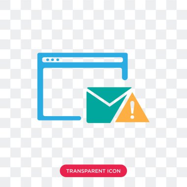 Saydam arka plan üzerinde tarayıcı izole tarayıcı vektör simgesi 