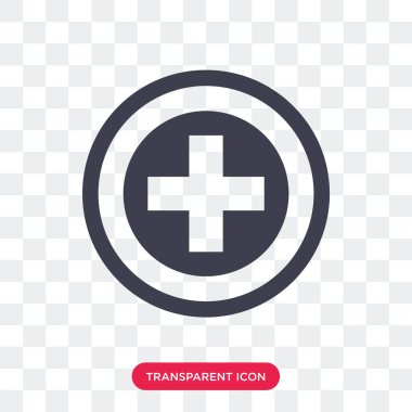 Saydam arka plan üzerinde Pharmac izole eczane vektör simgesi