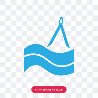 Saydam arka plan üzerinde pusula izole pusula vektör simgesi 