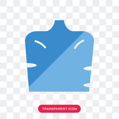 Saydam arka plan üzerinde erkekler Ch izole Erkekler göğüs vektör simgesi