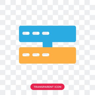 Saydam arka plan üzerinde sunucu lo izole sunucu vektör simgesi