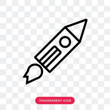 Saydam arka plan üzerinde Rock izole roket gemisi vektör simgesi