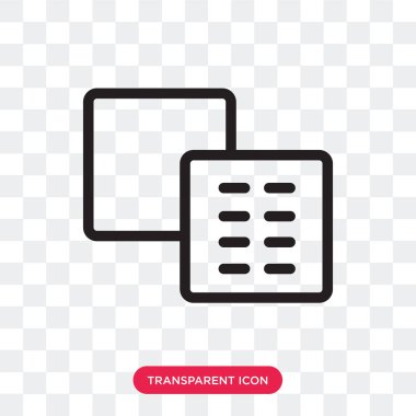 Saydam arka plan üzerinde izole vektör simgesi birleştirme, birleştirme 