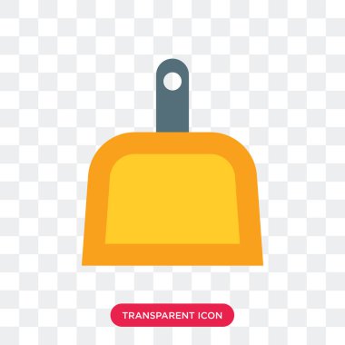 Saydam arka plan üzerinde faraş izole faraş vektör simgesi 