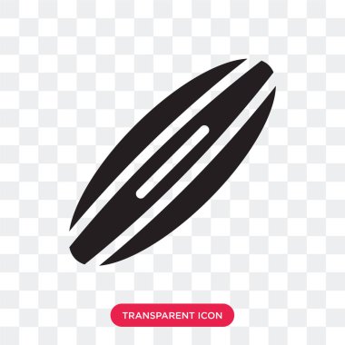 Amerikan futbolu vektör simgesi üzerinde şeffaf arka plan izole