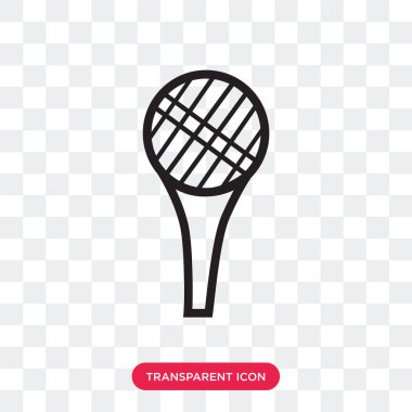 Hokey vektör simgesi üzerinde şeffaf izole arka plan, hokey lo