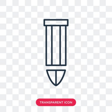 Saydam arka plan üzerinde kurşun logo tasarımı izole kurşun vektör simgesi