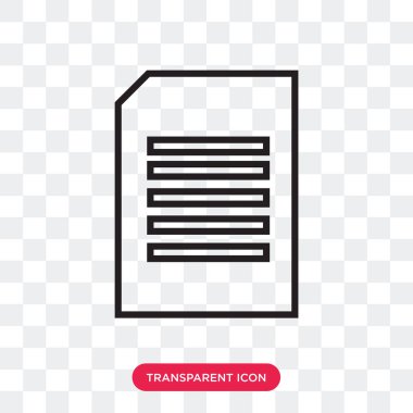 Saydam arka plan üzerinde dosya logosu d izole dosya vektör simgesi