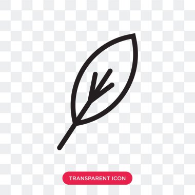 Saydam arka plan üzerinde tüy izole tüy vektör simgesi 