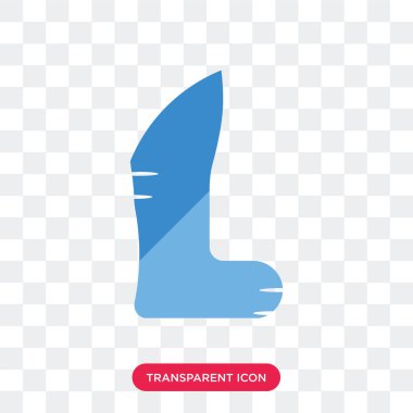 Saydam arka plan üzerinde H izole insan kalça vektör simgesi