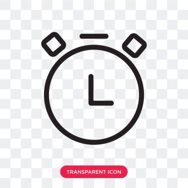 Saydam arka plan üzerinde Stopwa izole kronometre vektör simgesi