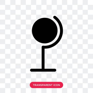 Saydam arka plan üzerinde Eart izole dünya vektör simge