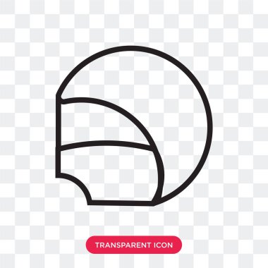 saydam arka plan üzerinde dalgıç logo izole dalgıç vektör simgesi