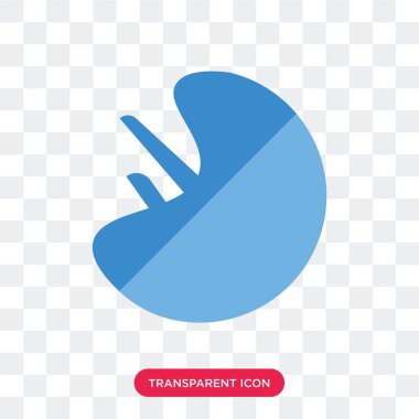 Saydam arka plan üzerinde Hum izole insan dalak vektör simgesi