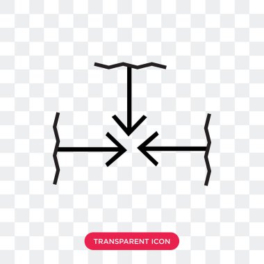 Saydam arka plan üzerinde hareket logosu d izole vektör simgesi hareket