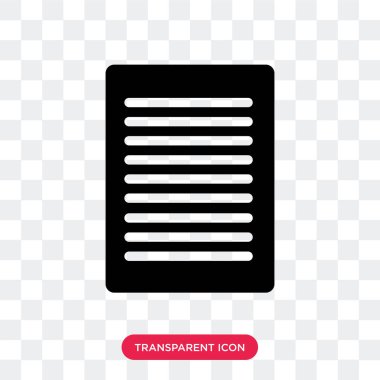  şeffaf arka plan, logo tasarımı izole vektör simgesi