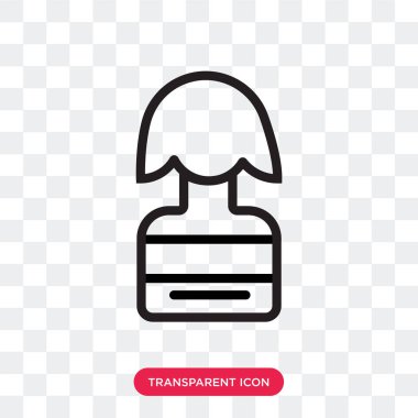 Saydam arka plan üzerinde Candid izole aday vektör simgesi