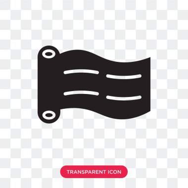 İzole yoga mat vektör simge şeffaf arka plan üzerinde Yoga anne