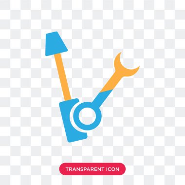 Ayarları şeffaf arka plan üzerinde izole simge vektör ayar