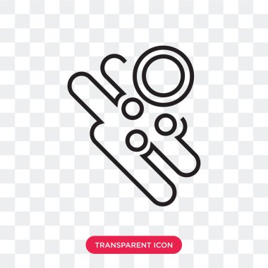 Saydam arka plan üzerinde yüzük logosu d izole vektör simge halka