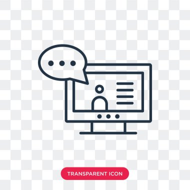 Saydam arka plan üzerinde Videocall logo tasarımı izole Videocall vektör simgesi