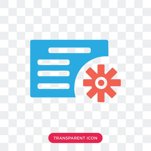 Icona vettoriale file isolata su sfondo trasparente, Logo file d — Vettoriale Stock