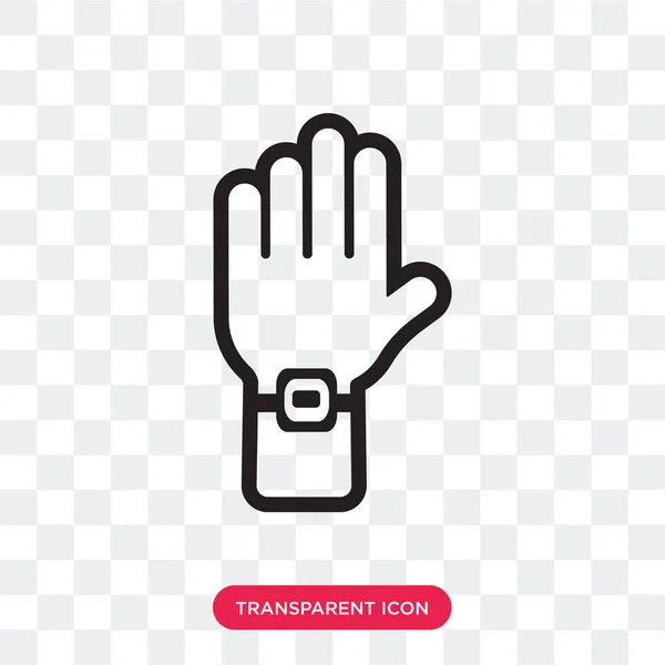 Icône vectorielle de vote isolée sur fond transparent, logo de vote d — Image vectorielle