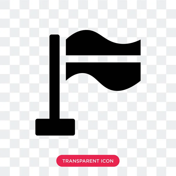 Σημαία του φορέα εικονίδιο που απομονώνονται σε διαφανές φόντο, σημαία λογότυπο d — Διανυσματικό Αρχείο
