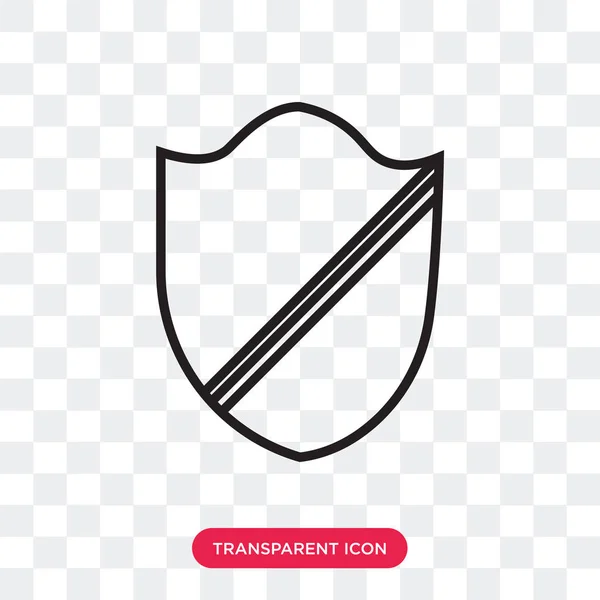 Defender icono vectorial aislado sobre fondo transparente, defender lo — Vector de stock