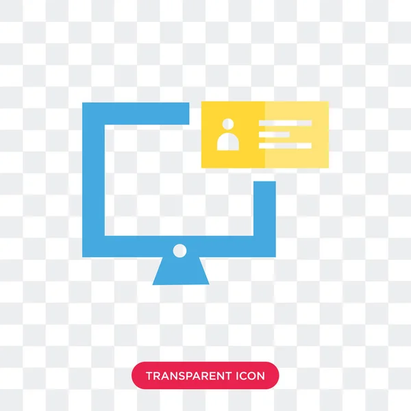 Laptop vector pictogram geïsoleerd op transparante achtergrond, Laptop lo — Stockvector