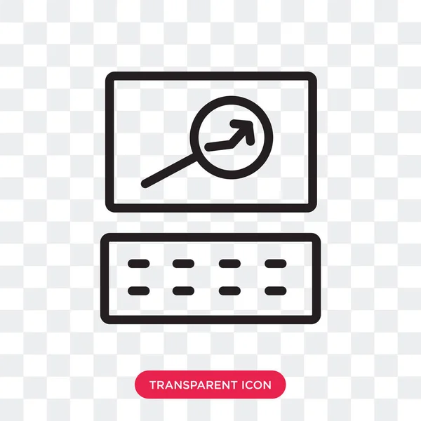 Website vector pictogram geïsoleerd op transparante achtergrond, Website — Stockvector