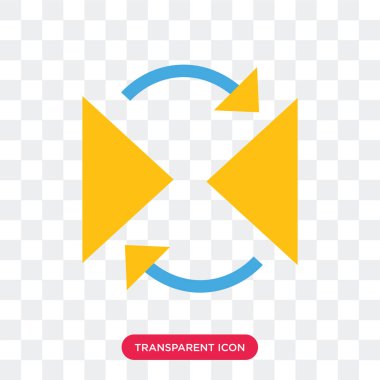 Saydam arka plan üzerinde yansıtma izole vektör simge yansıtacak 