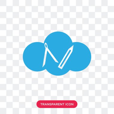 Saydam arka plan üzerinde pusula izole pusula vektör simgesi 