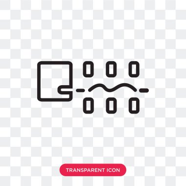 Saydam arka plan üzerinde robotlar lo izole robotlar vektör simgesi