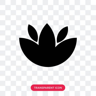 Saydam arka plan üzerinde büyük F izole büyük çiçek vektör simgesi