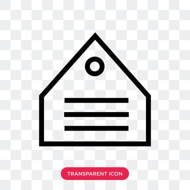 Saydam arka plan üzerinde ID logosu desig izole kimliği vektör simgesi