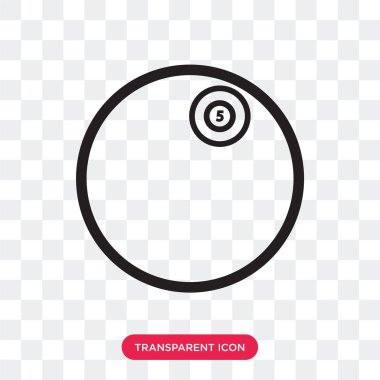 top vektör simgesi üzerinde şeffaf arka plan izole Bovling, yay