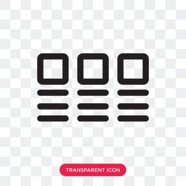 Şeffaf arka plan, ekran lo izole ekran vektör simgesi