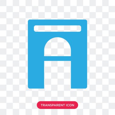 Saydam arka plan üzerinde sabit izole sabit sürücü vektör simgesi 